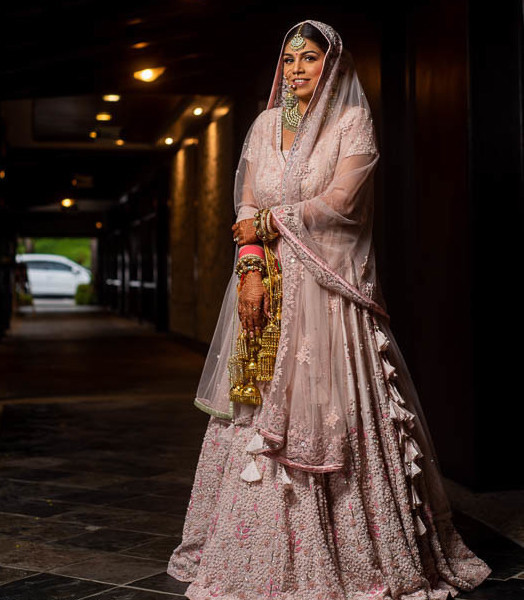 Pure Pastels for Morning Weddings for a Punjabi bride