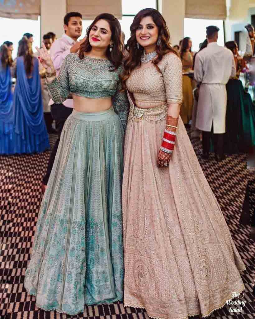 Which color of lehenga looks good for a wedding, red or maroon? - Quora