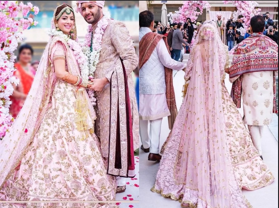 Details of Shloka Mehta's super expensive romantic lehenga that created a  stir at Isha Ambani's reception