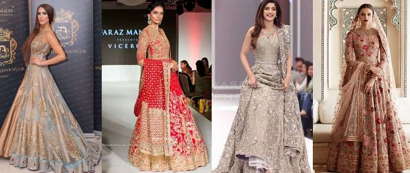 Anarkali Suits and Lehengas, for Bride