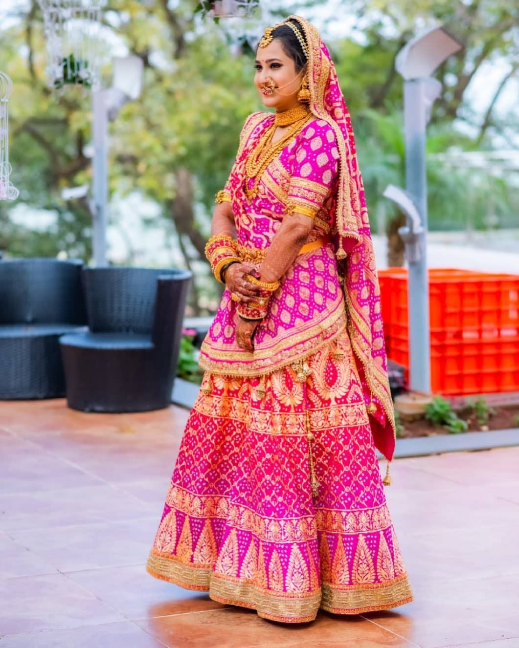 Pre-stitched Gown-style Lehenga Saree