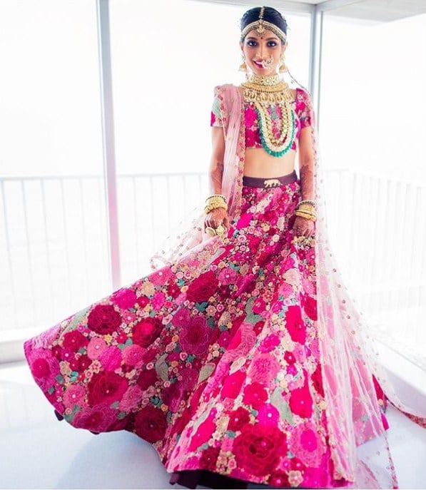 Odette Lehenga Choli : Buy Odette Teal Blue Floral Printed Semi Stitched  Lehenga With Unstitched Blouse (Set of 3) Online|Nykaa Fashion