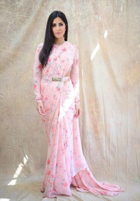 Katrina Kaif flaunts this pink-hued Sabyasachi Sare