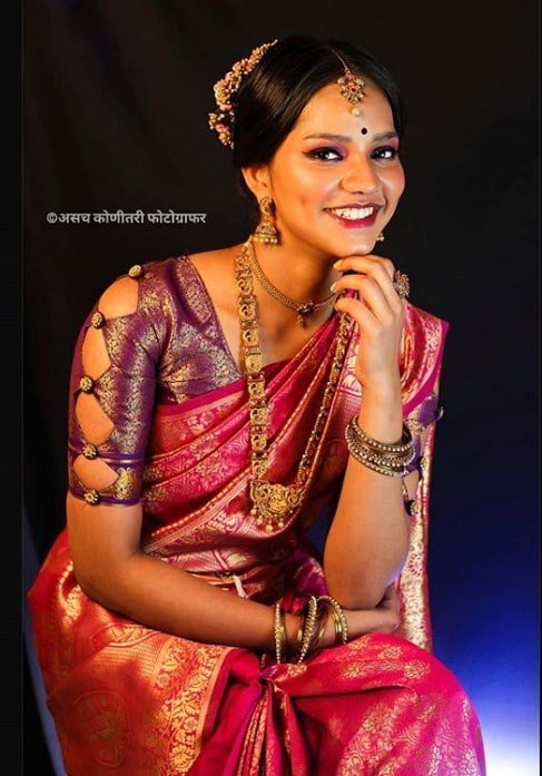 south Indian wedding saree