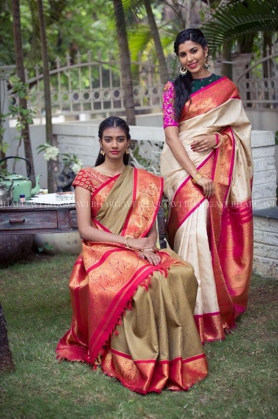 south Indian wedding sarees