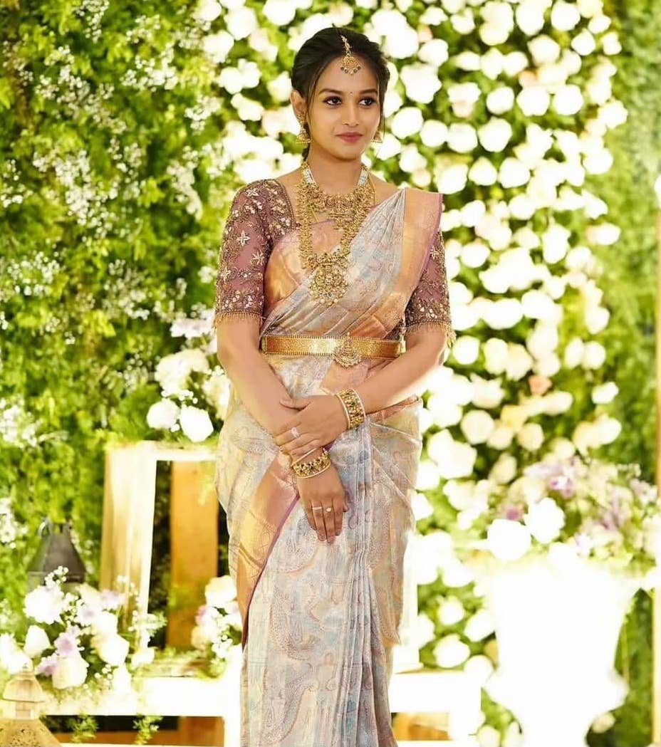 Shop Now - Full Gold Zari Bridal Kanjivaram Silk Saree|100% Pure Pattu –  Vivaaha Silks & Sarees