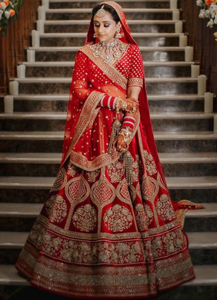 Inspired from the Past - retro Indian Bridal Lehenga