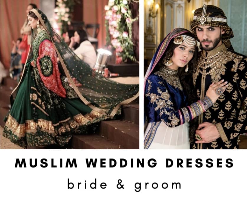 Muslim Wedding Dresses - Bride & Groom