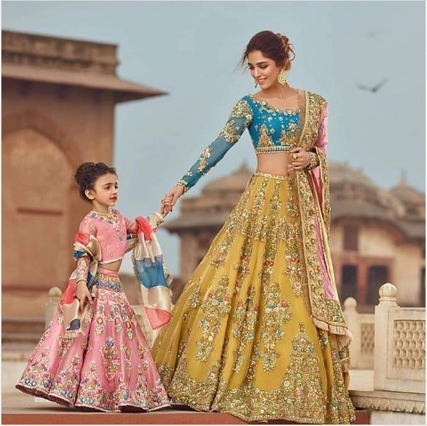 mom-daughter duo is nailing it in their traditional and royal lehengas