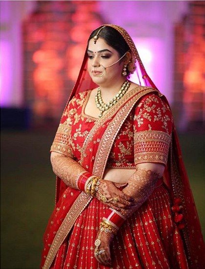 Red Blouse for the Plus Size Bride