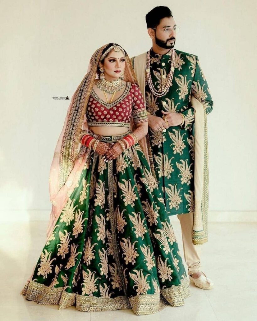 Buy Captivating Green Embroidered Silk Engagement Wear Ready-Made Gown -  Zeel Clothing