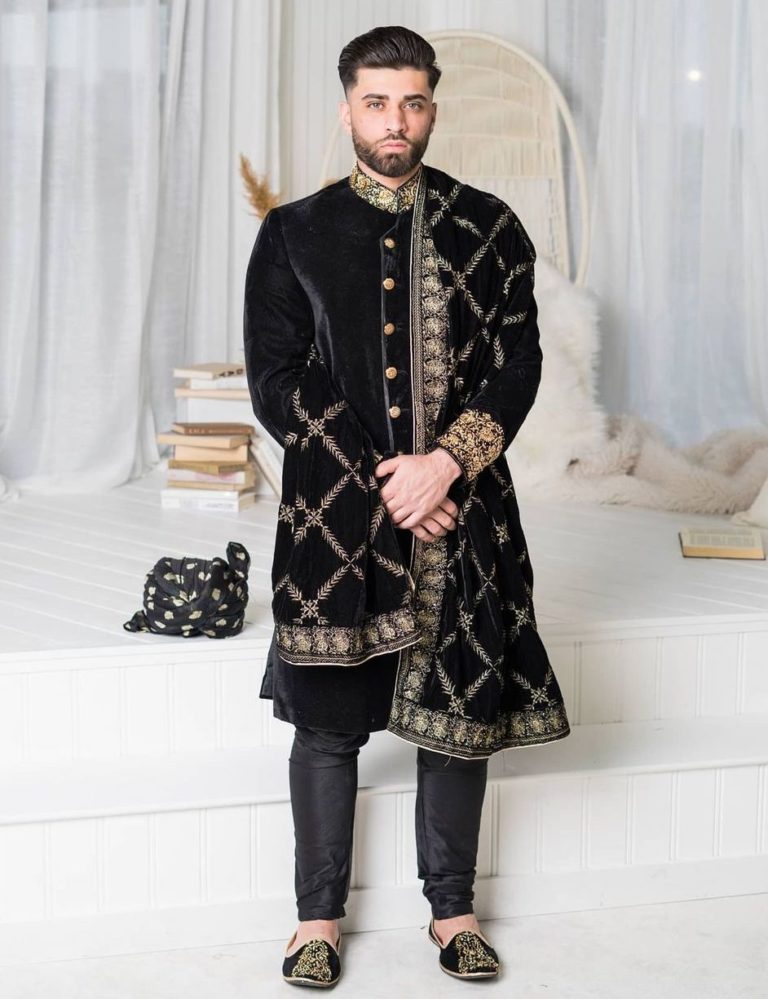50 Black Sherwani - A color for Royalty and Classy Men