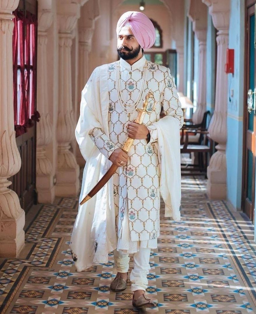Royal Sikh Groom Sherwani