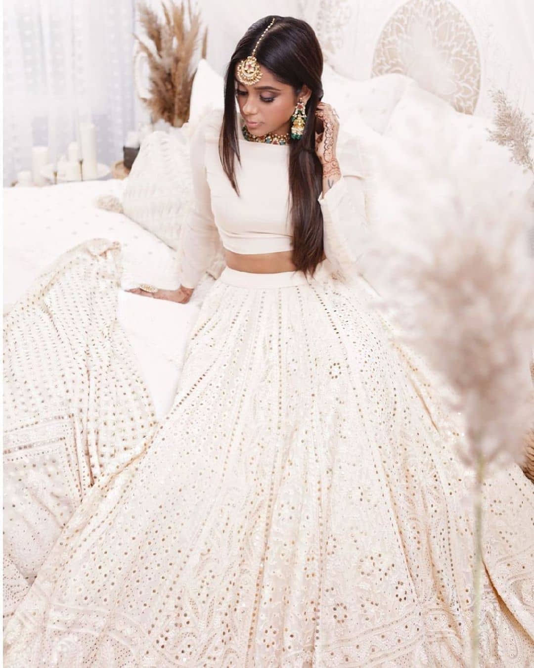 Lucknow Chikankari Suits - Beige Mukaish Chikankari Lehenga skirt Buy  online at www.dress365days.com #chikankari #lucknowi #lehenga  #weddingcouture #dress365days | Facebook