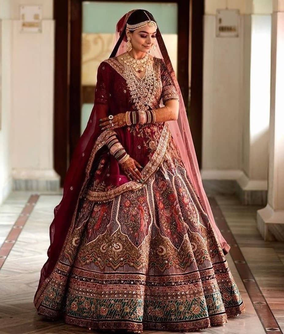 Arpita Mehta's Mirrorwork Lehenga Sparkled Away On Her Dreamy White Wedding  To Designer Kunal Rawal