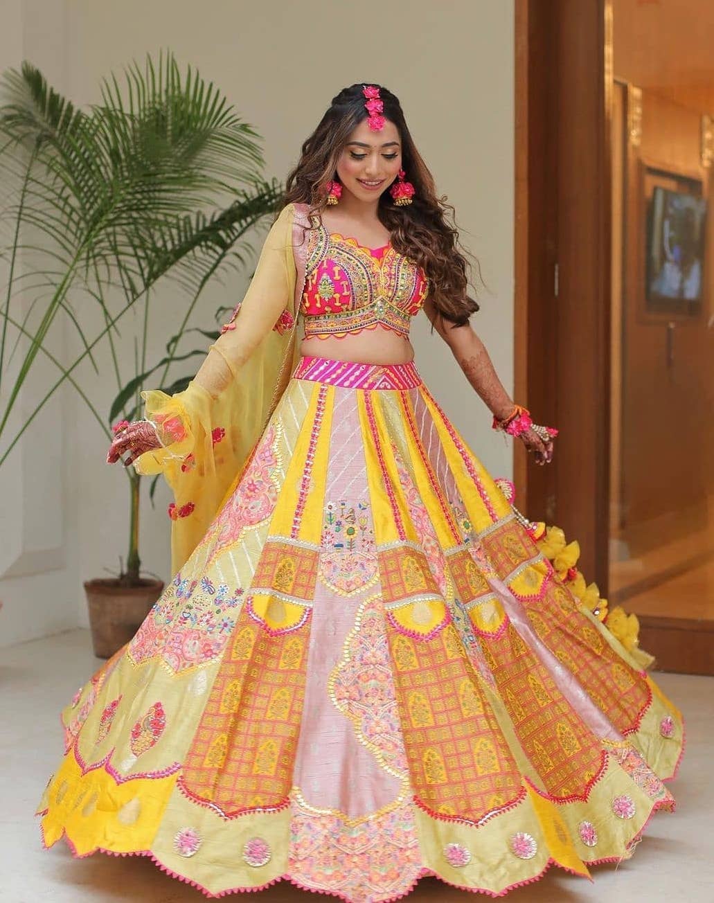 Beautiful Yellow Bridal Lehengas For That Eye-Catchy Bridal Look