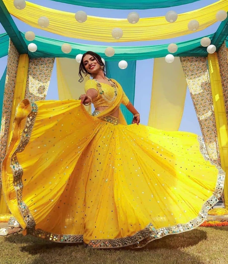 The Prettiest Yellow Lehengas We Spotted For You To Consider For Your  Haldi! | Indian outfits, Bridal wear, Yellow lehenga