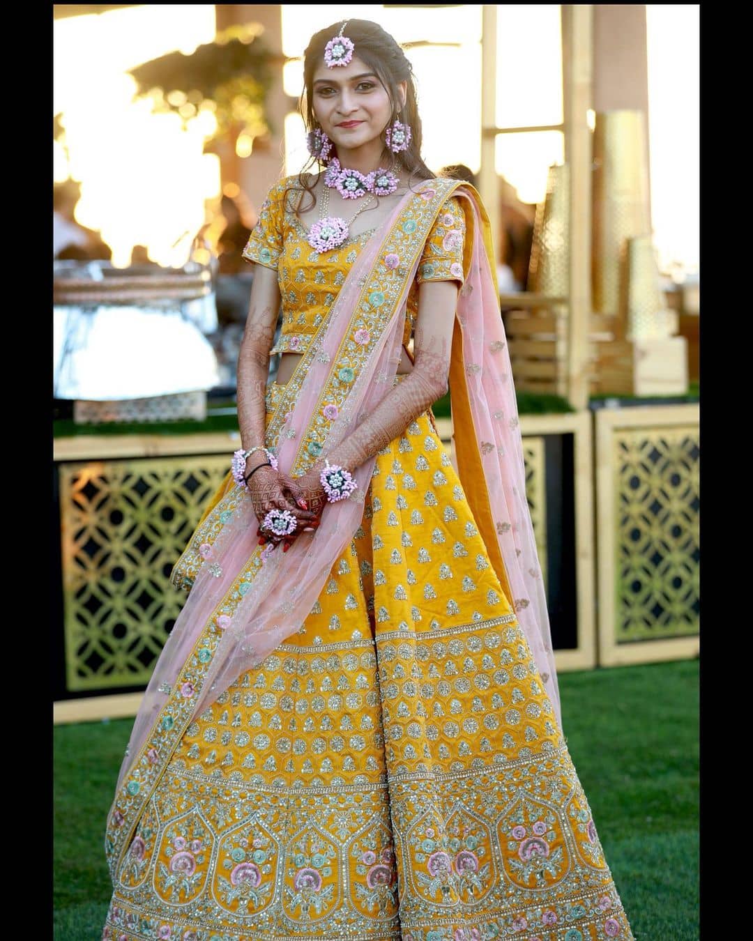 Indian Wedding Lehenga Choli in White and Yellow Bridal Lehenga Choli With  Dupatta in USA, UK, Malaysia, South Africa, Dubai, Singapore