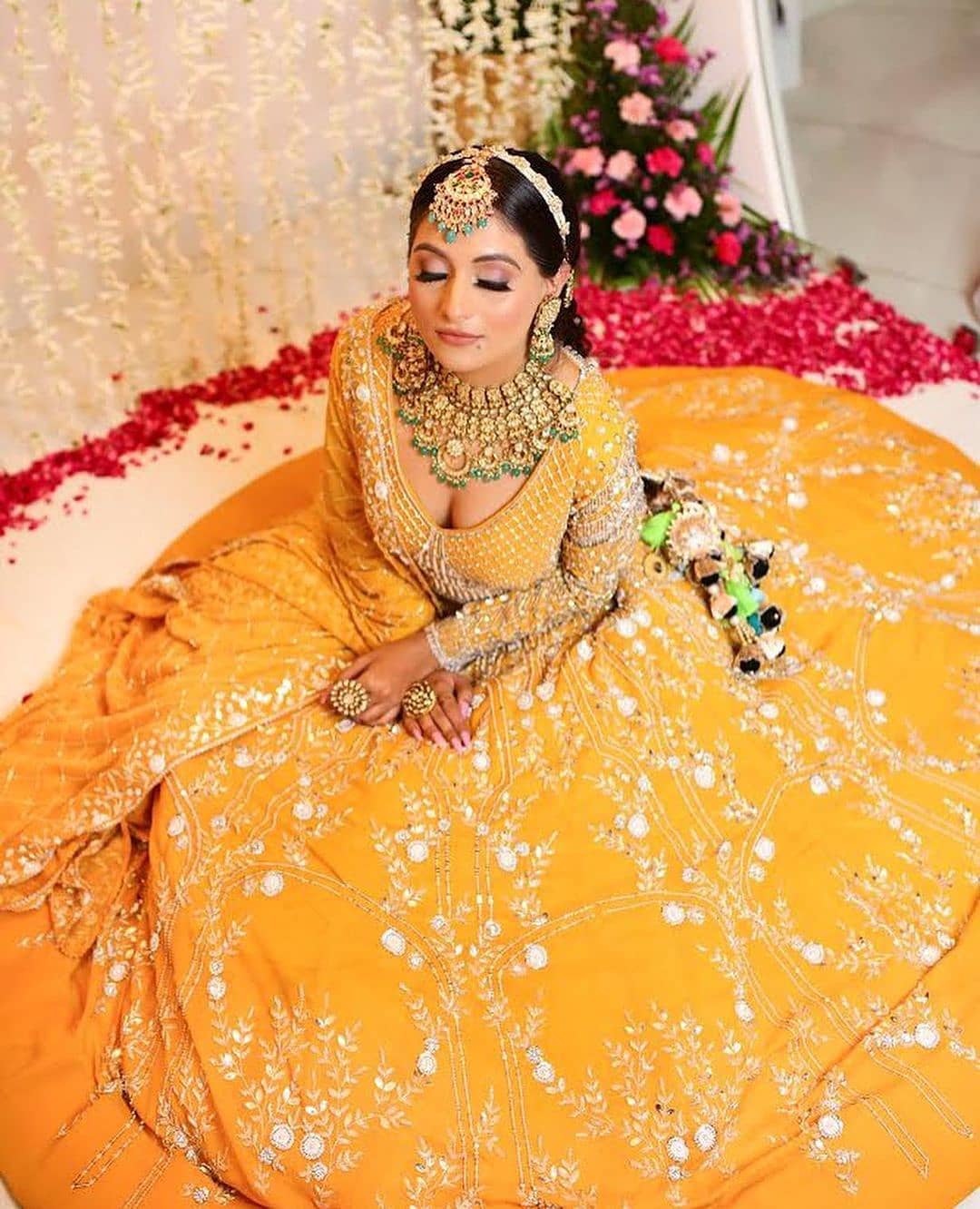 Heavy Red And Yellow Lehenga Choli Bridal Dress #BN1022 | lupon.gov.ph