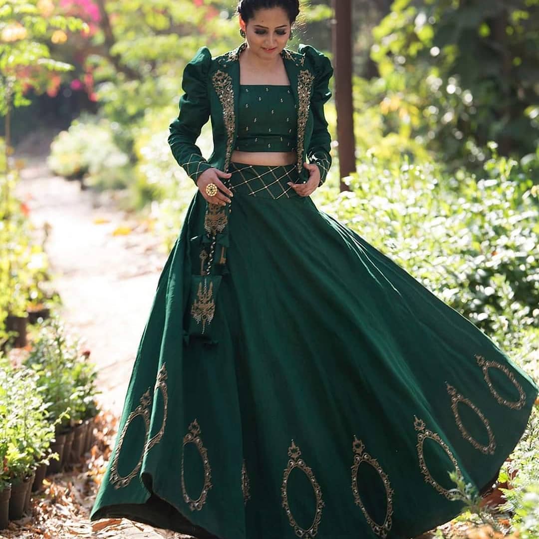Luxurious Partywear Lehenga Saree In Rose Quartz Shade - Ethnic Race