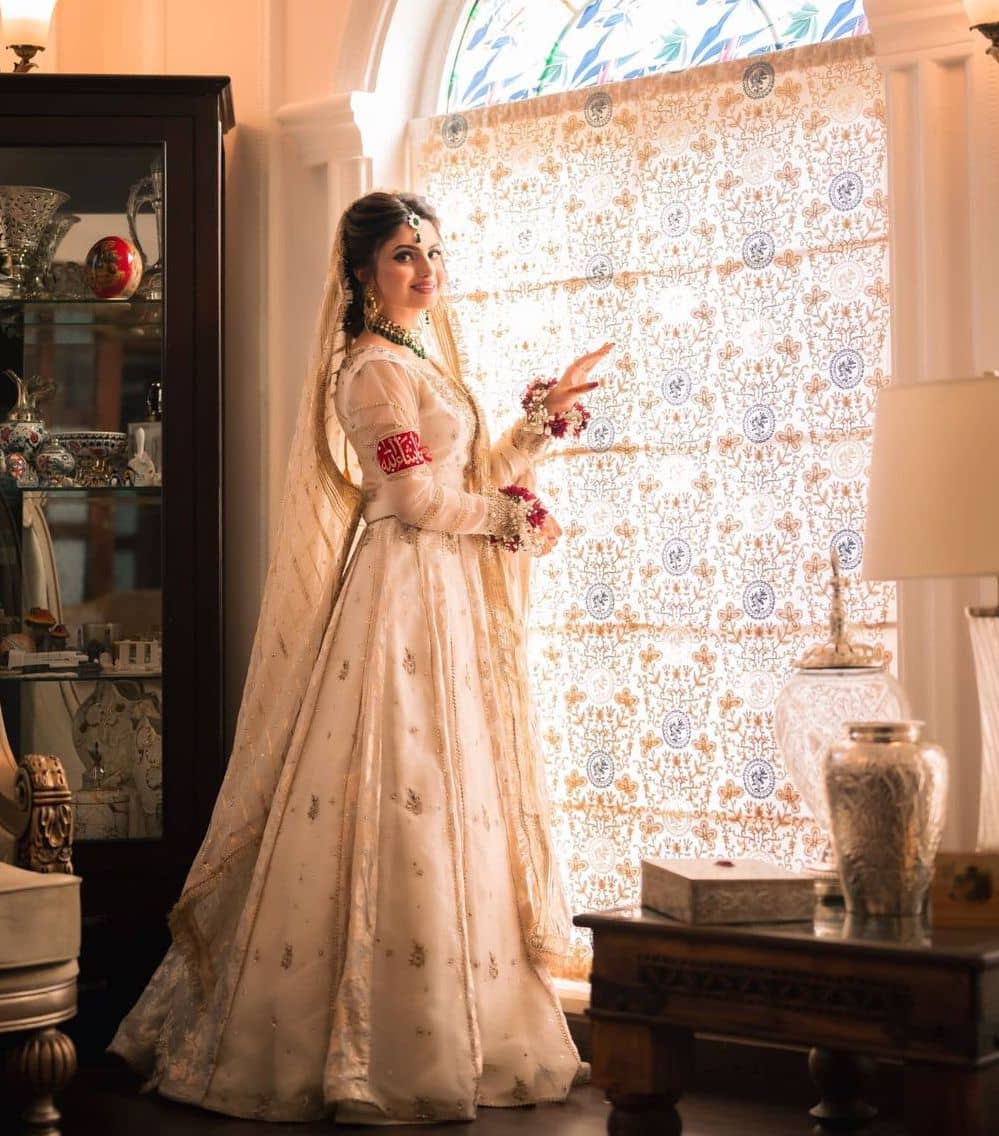 Orange Lehenga Designs Dress for Pakistani Bridal Wear – Nameera by Farooq