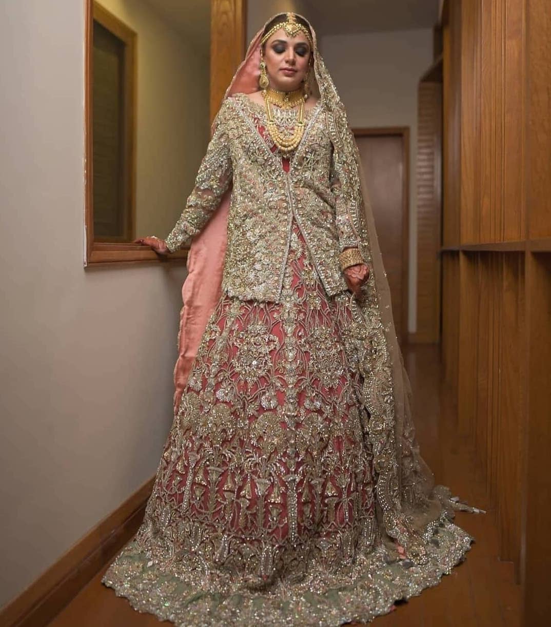 33 Pakistani Bridal Lehenga Designs to Try in Wedding - LooksGud.com | Pakistani  bridal dresses, Pakistani bridal lehenga, Designer dresses