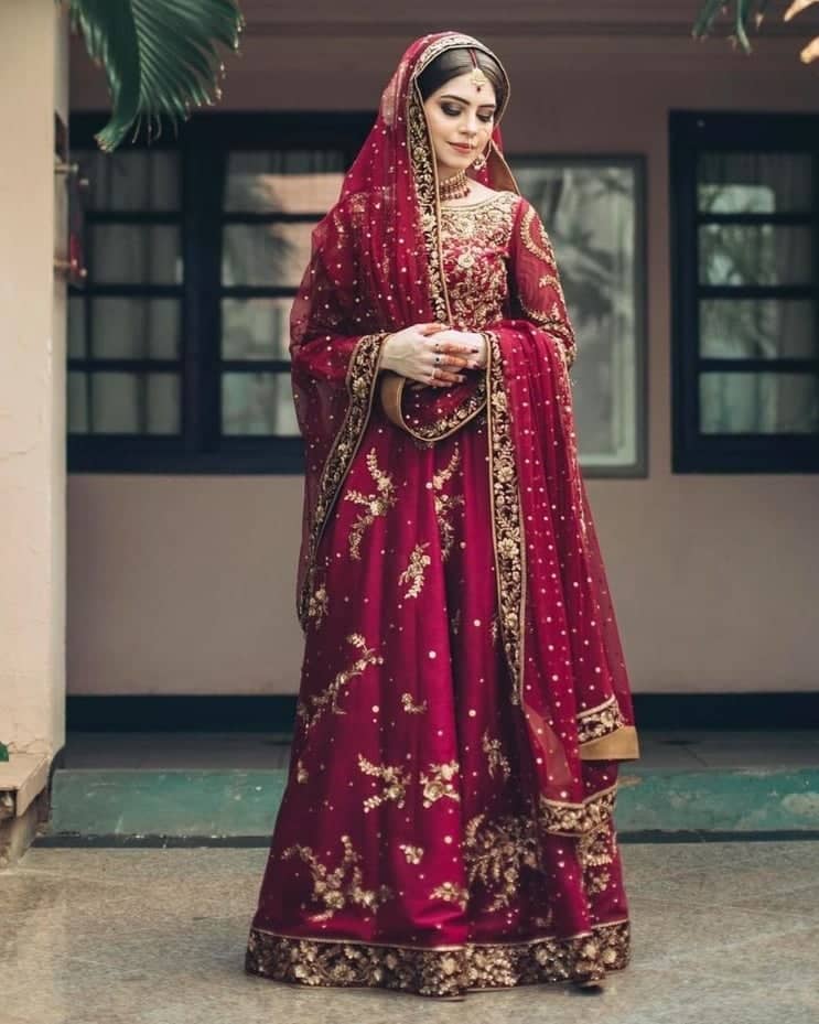 Floral Zardozi - Pakistani Bridal Lehenga