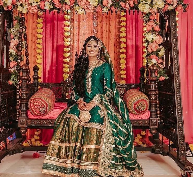 Pakistani Bride in Green