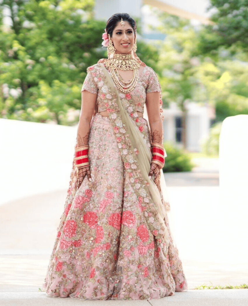 Roses Stand For Grace - Indian bride in USA