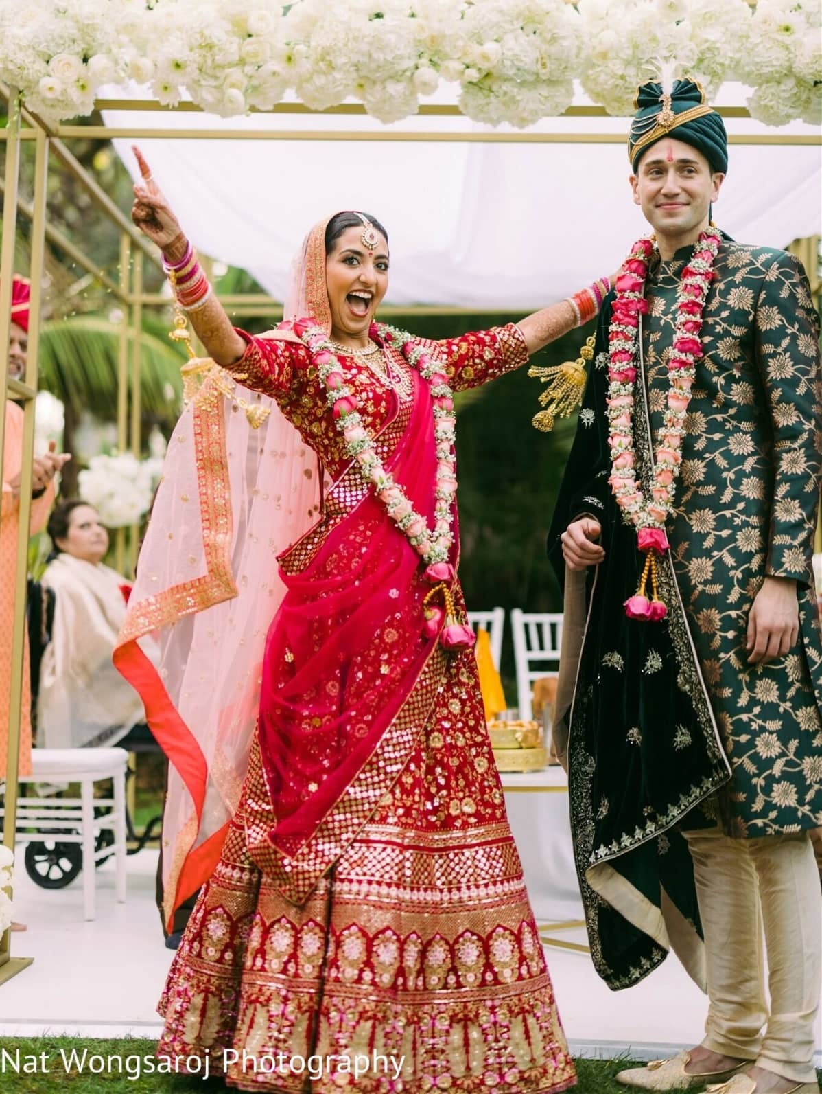 Indian Bride in US - fusion wedding