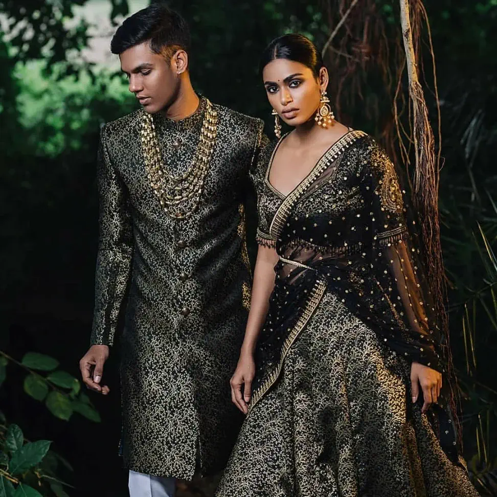 Black
Banarasi Brocade - Matching couple Outfit