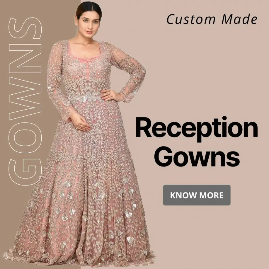 Custom Made Reception Gown - GetEthnic