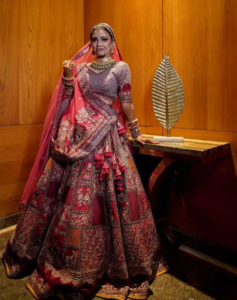 Stitched Marriage Couple Wedding Lehenga Choli Manufacturer From Surat