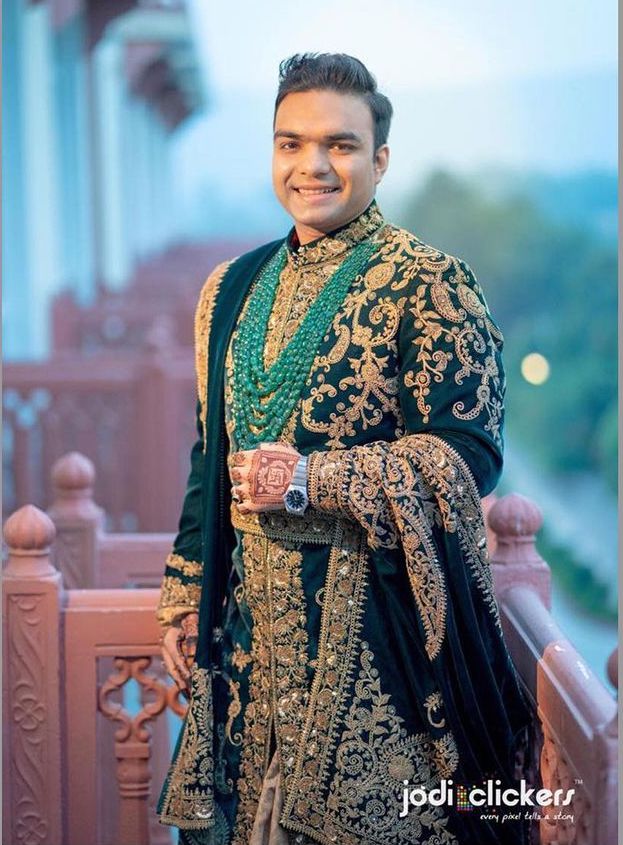 As Grand As It Can Get with Velvet Sherwani