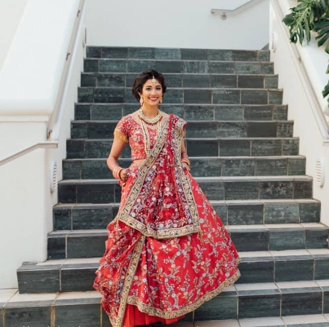 Ready in Red - Indian Bridal Lehenga