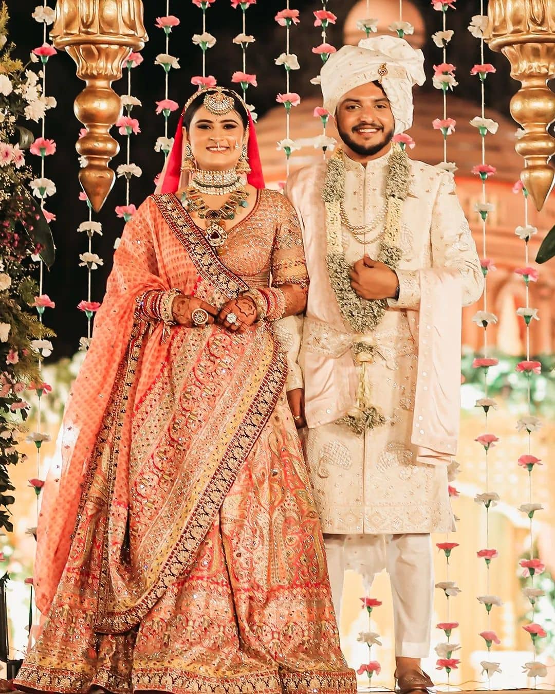 The Ultimate Golden Indian Bridal Lehenga