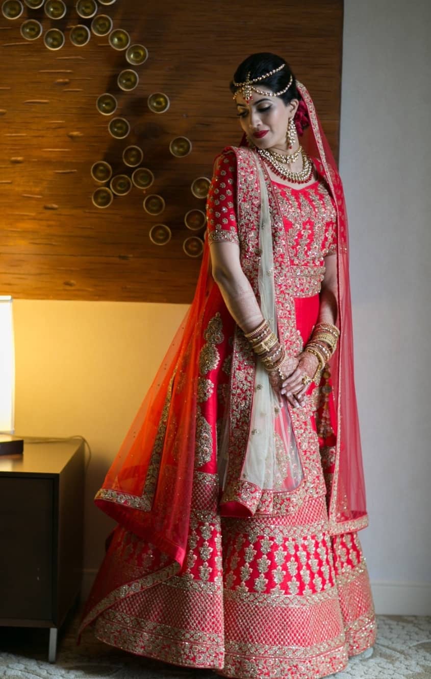 Quintessential Red Indian Bridal Lehenga
