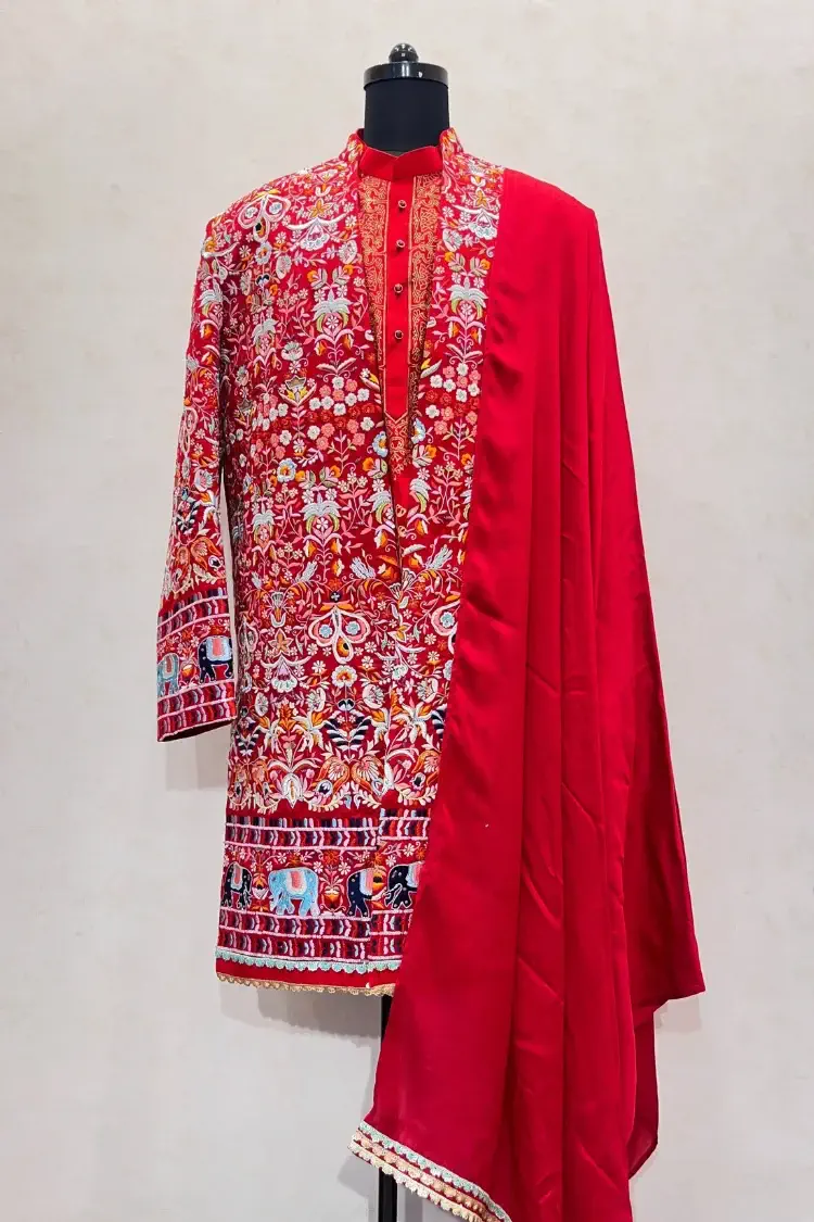 Red Sherwani 1