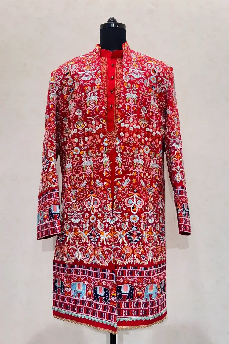 Red Sherwani 2