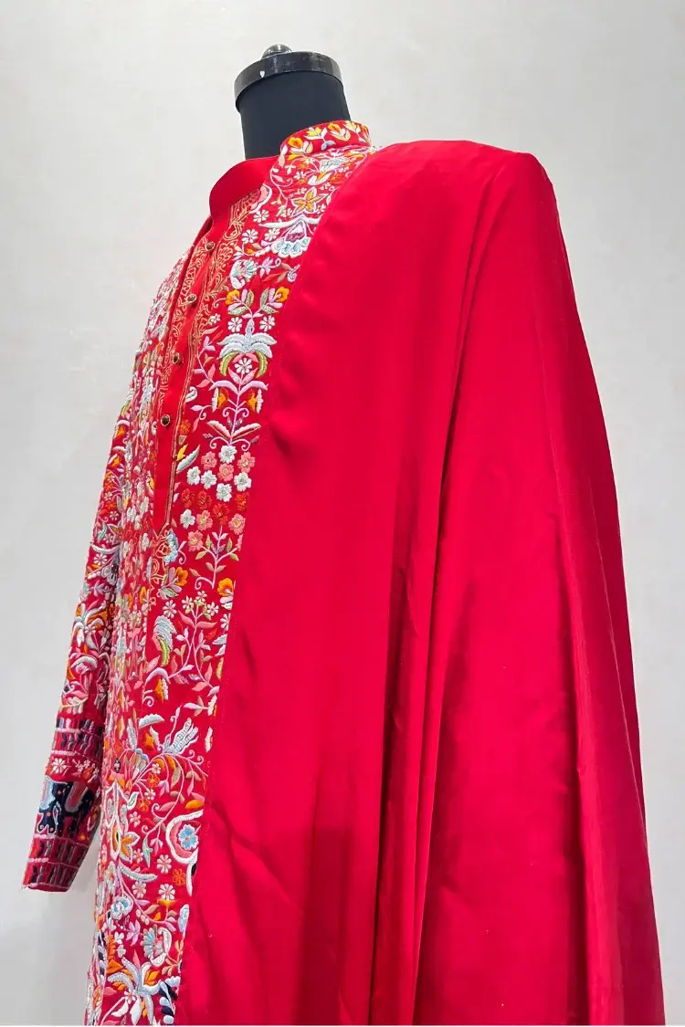 Red Sherwani 4